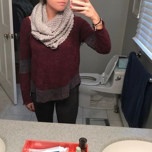 Infinity grey scarf